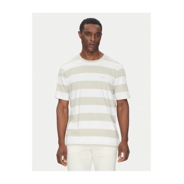 Tricou barbat  bej - bumbac -