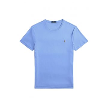 Tricou barbatesc  albastru - bumbac