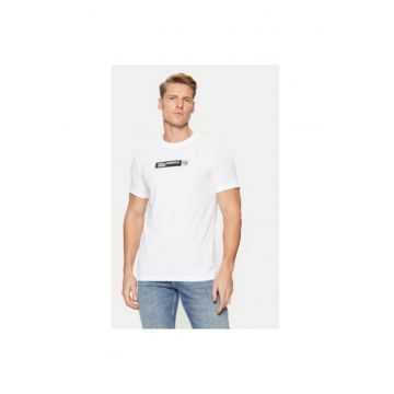 Tricou barbati -  304614101 - Poliester/Bumbac organic - Alb - Alb