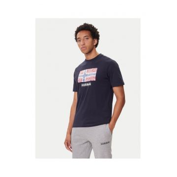 Tricou barbati -  bleumarin - 100% bumbac - 65982 - Bleumarin