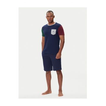 Tricou barbati  bleumarin - bumbac -