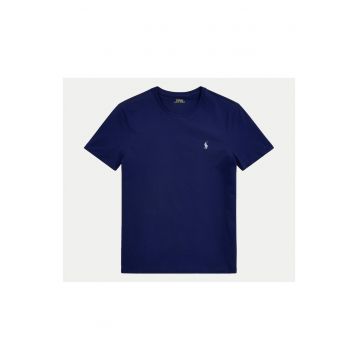Tricou  barbati - bleumarin - bumbac -