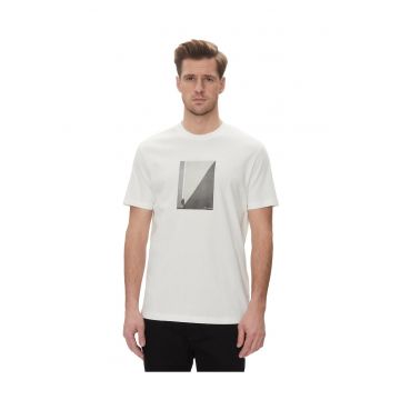 Tricou barbati -  bumbac alb