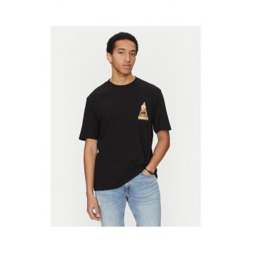 Tricou barbati  negru - bumbac -