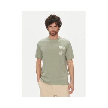 Tricou barbati  verde - bumbac