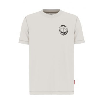 Tricou  bej - Bej