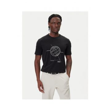 Tricou pentru barbati -  negru - bumbac