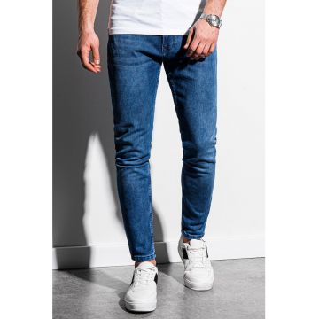 Blugi slim fit cu detalii cu aspect decolorat