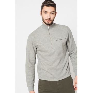 Bluza sport cu fermoar scurt Vagn