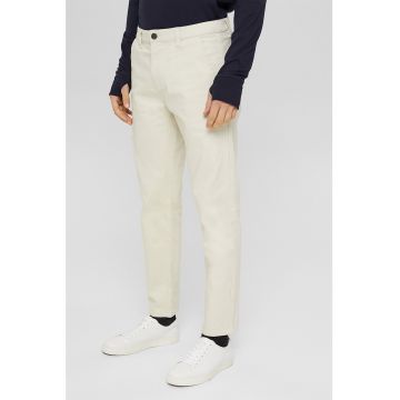 Pantaloni relaxed fit din amestec de bumbac