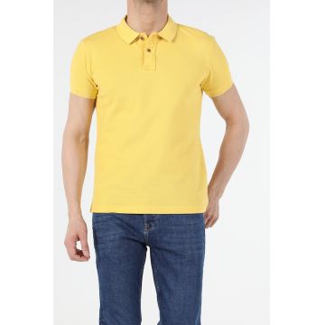 Tricou polo slim fit