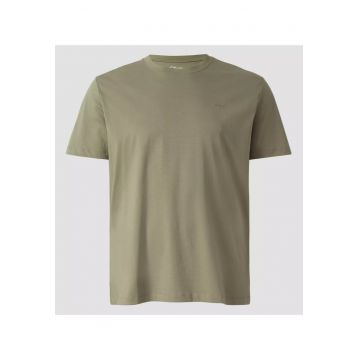Big Sizes Tricou barbati big sizes - din bumbac - cu decolteu la baza gatului - Verde masliniu