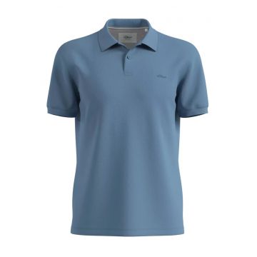 Big Sizes Tricou polo barbati big sizes - Regular fit din bumbac - Albastru