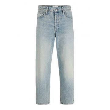 Blugi barbati - Jack Jones - bumbac - fermoar - albastru