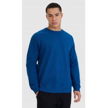 Bluza Trening Barbati  Verde Azur Regular Fit Bumbac fara Gluga SS25