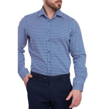 Camasa barbati -  slim fit 5960 - Bleumarin