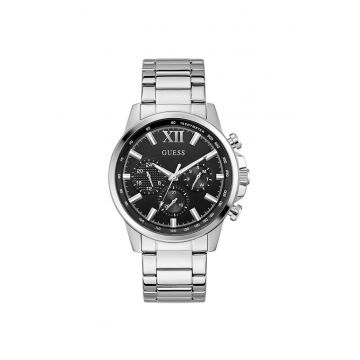 Ceas barbati -  Walker GW0900G1 - quartz - argintiu - negru - 44mm - rezistent la apa 50m