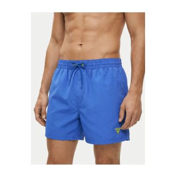 Costum de baie barbati -  poliester - albastru - 95% poliester 5% elastan