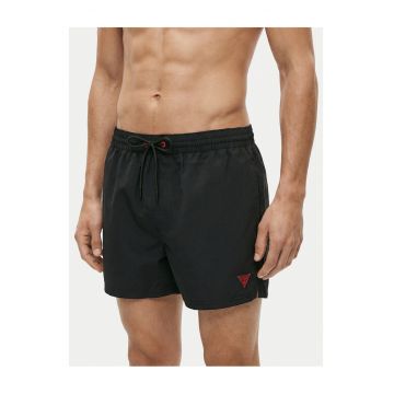 Costume de baie pentru barbati -  sorturi - negru - poliester