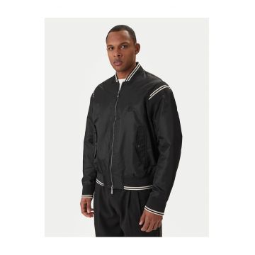 Geaca bomber Barbati -  Poliamida - Negru