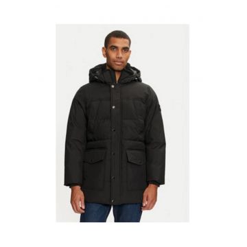 Geaca de iarna barbati -  neagra - 100% poliamida -