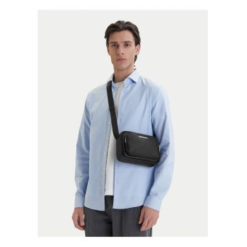 Geanta barbati -  piele ecologica - negru - One Size INTL