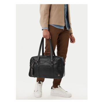 Geanta laptop barbati -  neagra - One Size INTL