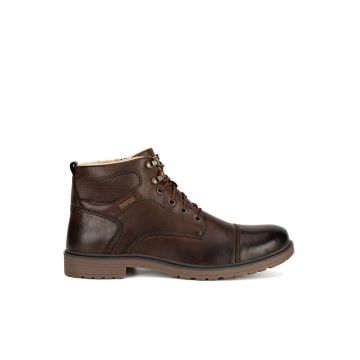 Ghete barbati -  MBS-6997-10 - maro - tesatura
