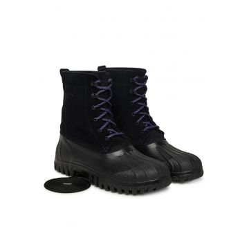 Ghete barbati  model BLK Anatra - piele naturala - culoare neagra