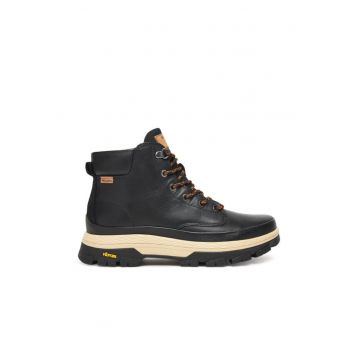 Ghete barbati  piele naturala - negru - U0G-8041