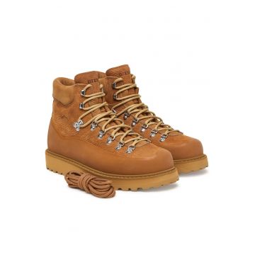 Ghete barbati  Roccia Vet - piele naturala - cognac - Maro