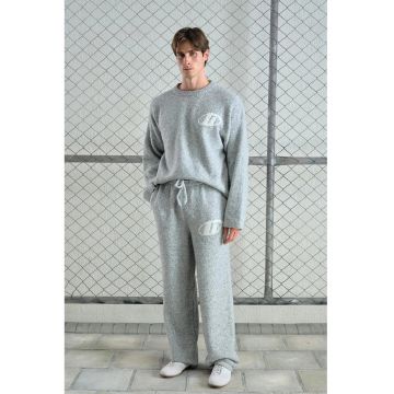 Pantaloni barbati -  Bumbac - Gri