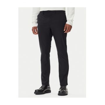 Pantaloni barbati  negru - stofa -