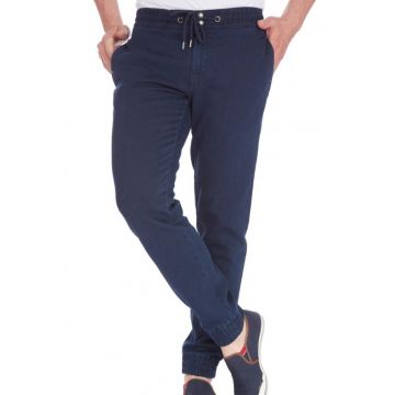 Pantaloni barbati -  Runner 6863 - albastru - talie redusa