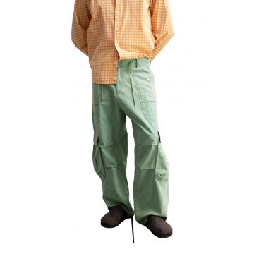 Pantaloni barbati -  Textil - Verde