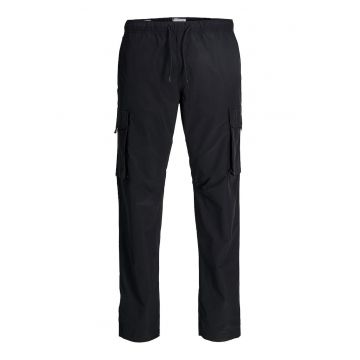 Pantaloni de trening barbati -  poliester - negru
