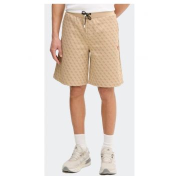 Pantaloni scurti barbati -  bej - bumbac