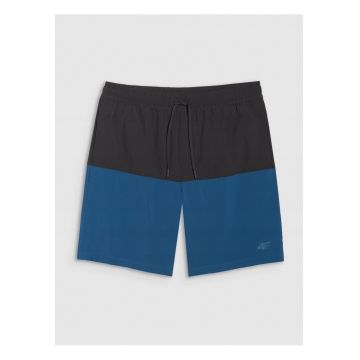 Pantaloni scurti de plaja  barbati - poliester - Negru/Albastru