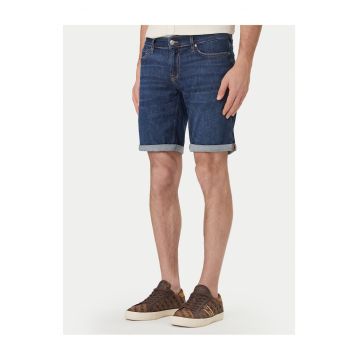 Pantaloni scurti din denim Barbati -  Albastru - Bumbac