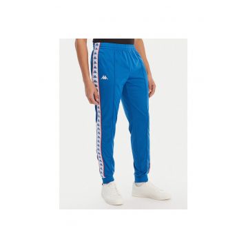 Pantaloni sport barbati -  albastru - material sintetic