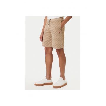 Pantaloni sport barbati -  bej - 57% poliester - 43% bumbac