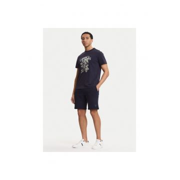 Pantaloni sport barbati -  bleumarin - bumbac