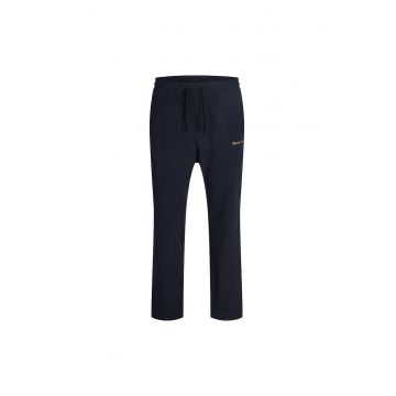 Pantaloni sport barbati -  bleumarin - bumbac