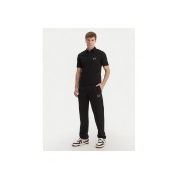 Pantaloni trening barbati -  negru - poliester/modal/elastan
