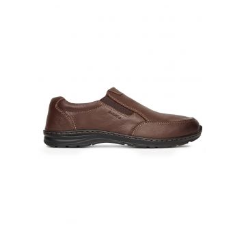 Pantofi barbati  piele naturala - Maro