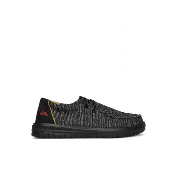 Pantofi barbati -  textil - negru -