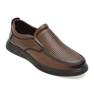 Pantofi BITE THE BULLET maro, 25C2115, din piele naturala