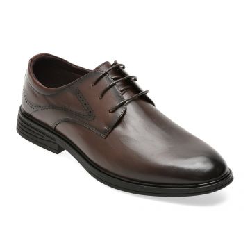 Pantofi eleganti BITE THE BULLET maro, T86232, din piele naturala