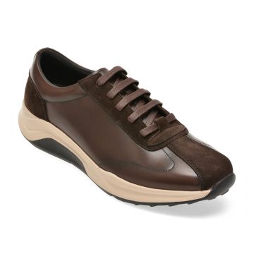 Pantofi sport EPICA maro, D0066, din piele naturala