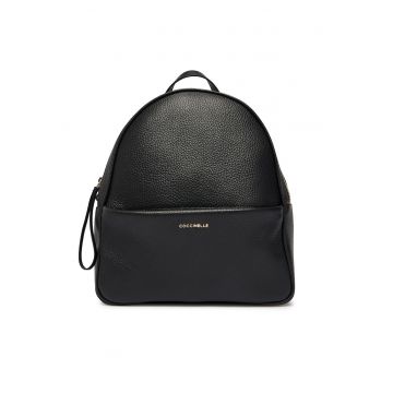 Rucsac barbati -  piele naturala - negru - One Size INTL